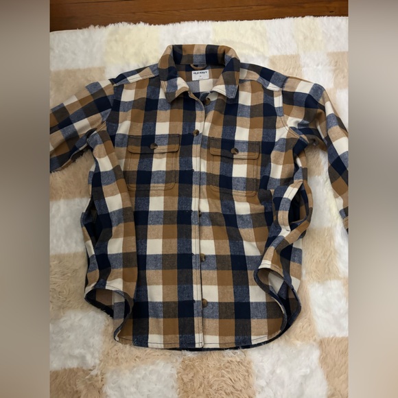 Plaid Flannel Button-Up Jacket - Picture 6 of 8